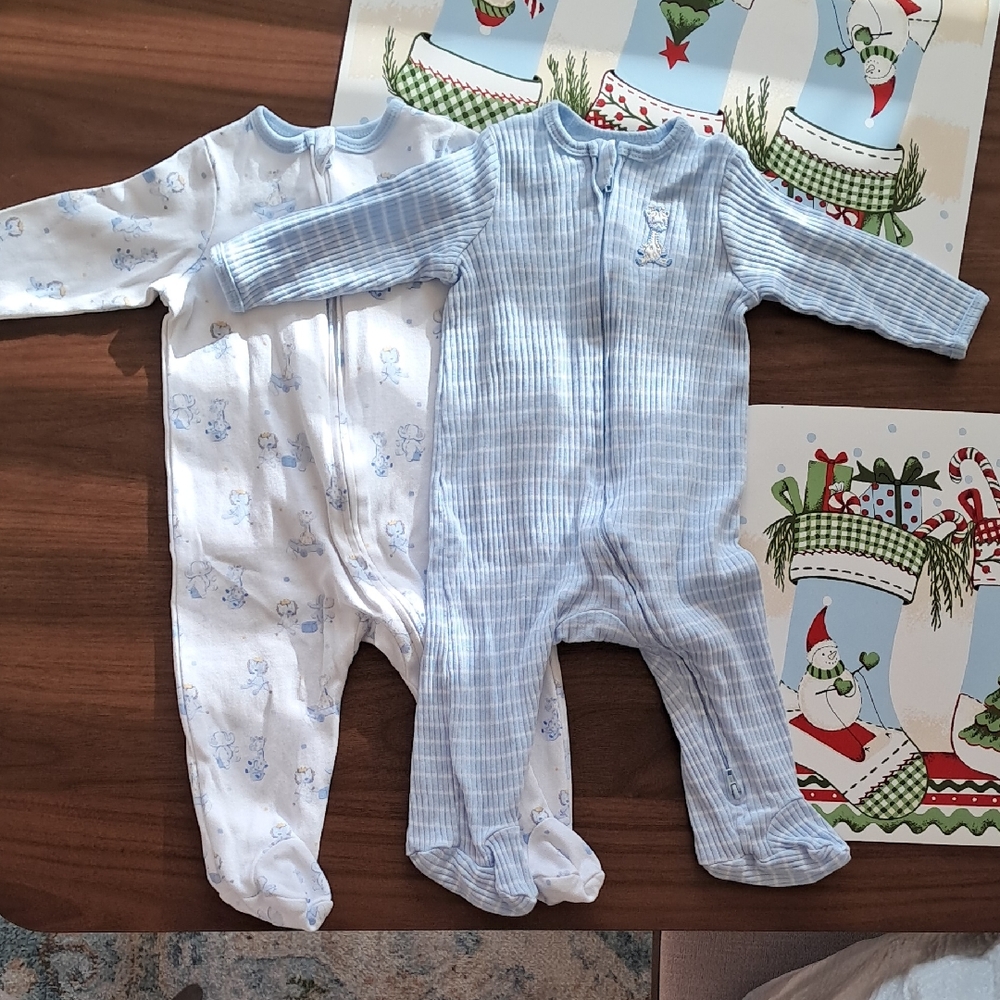 Little Me Footed Pajama Bundle